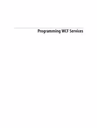 خرید و دانلود نسخه کامل کتاب Programming WCF Services, 2nd Edition
