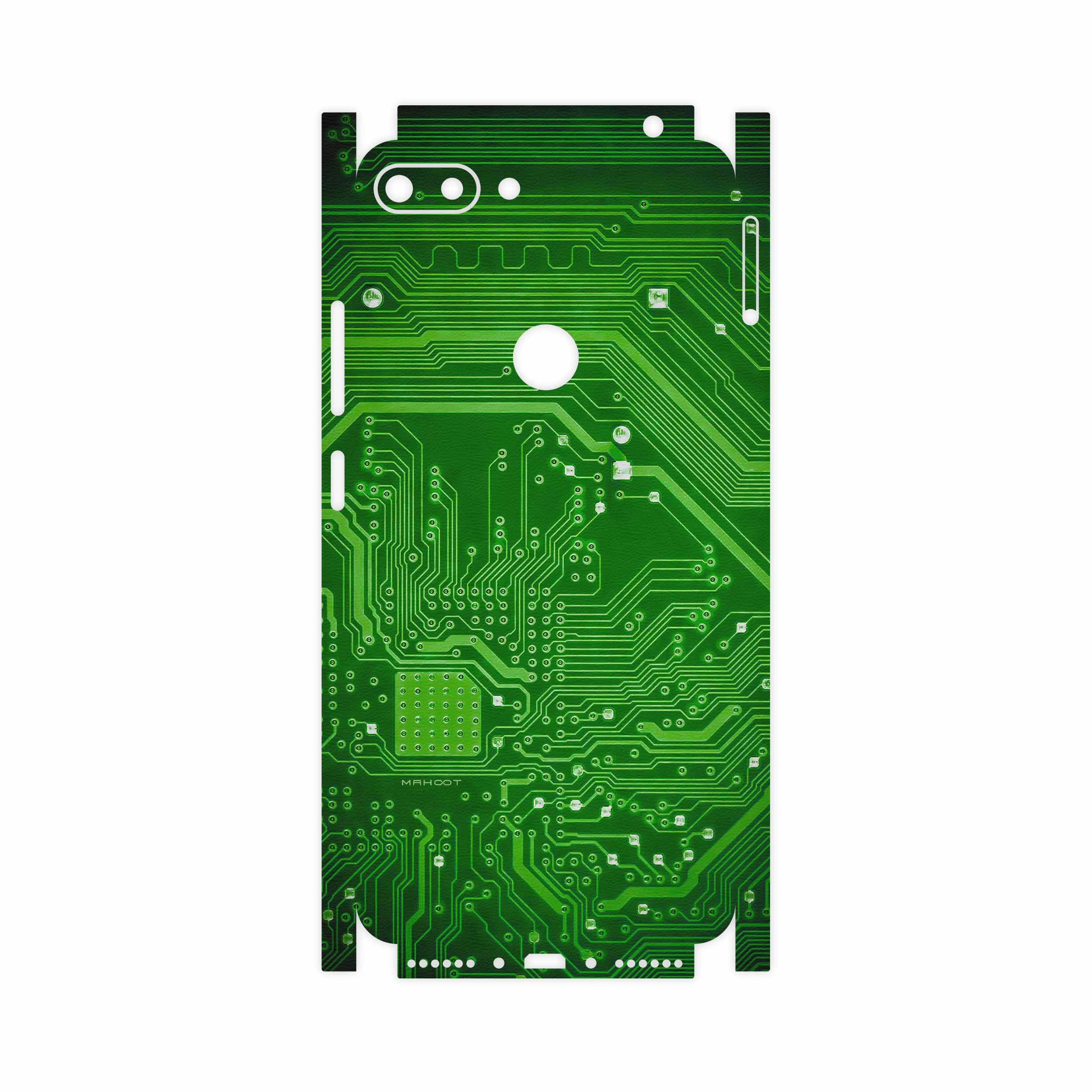 برچسب پوششی ماهوت مدل Green Printed Circuit Board-FullSkin مناسب برای گوشی موبایل جی پلاس T10