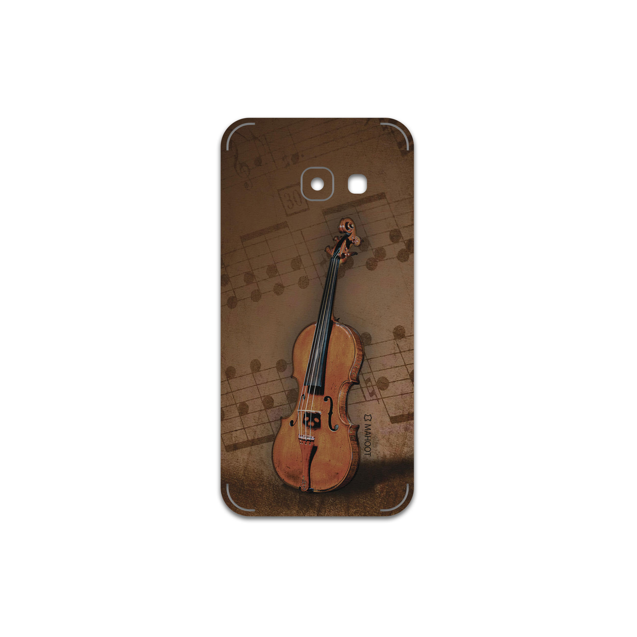 برچسب پوششی ماهوت مدل Violin-Instrument مناسب برای گوشی موبایل سامسونگ Galaxy A3 2017