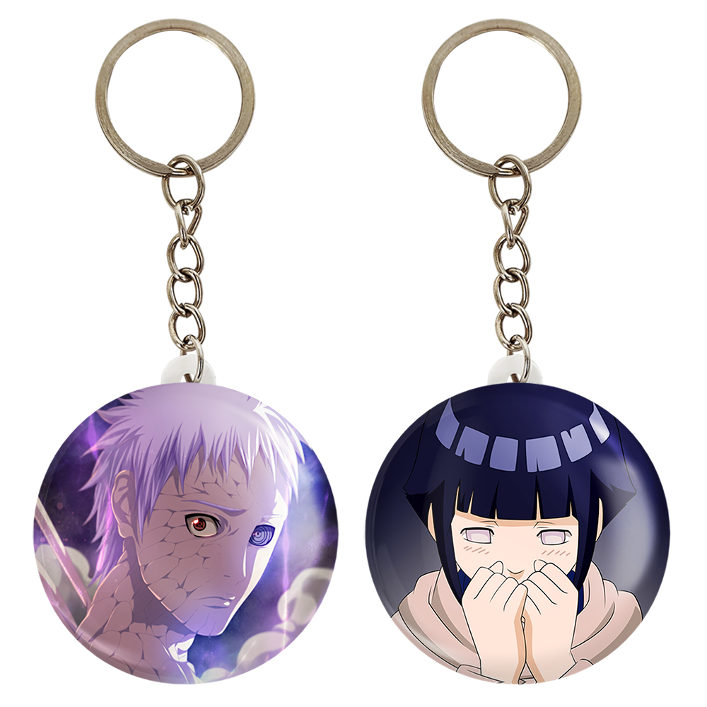 جاکلیدی خندالو مدل هیناتا هیوگا و اوچیها اوبیتو انیمه ناروتو کد 1123911245 مجموعه 2 عددی