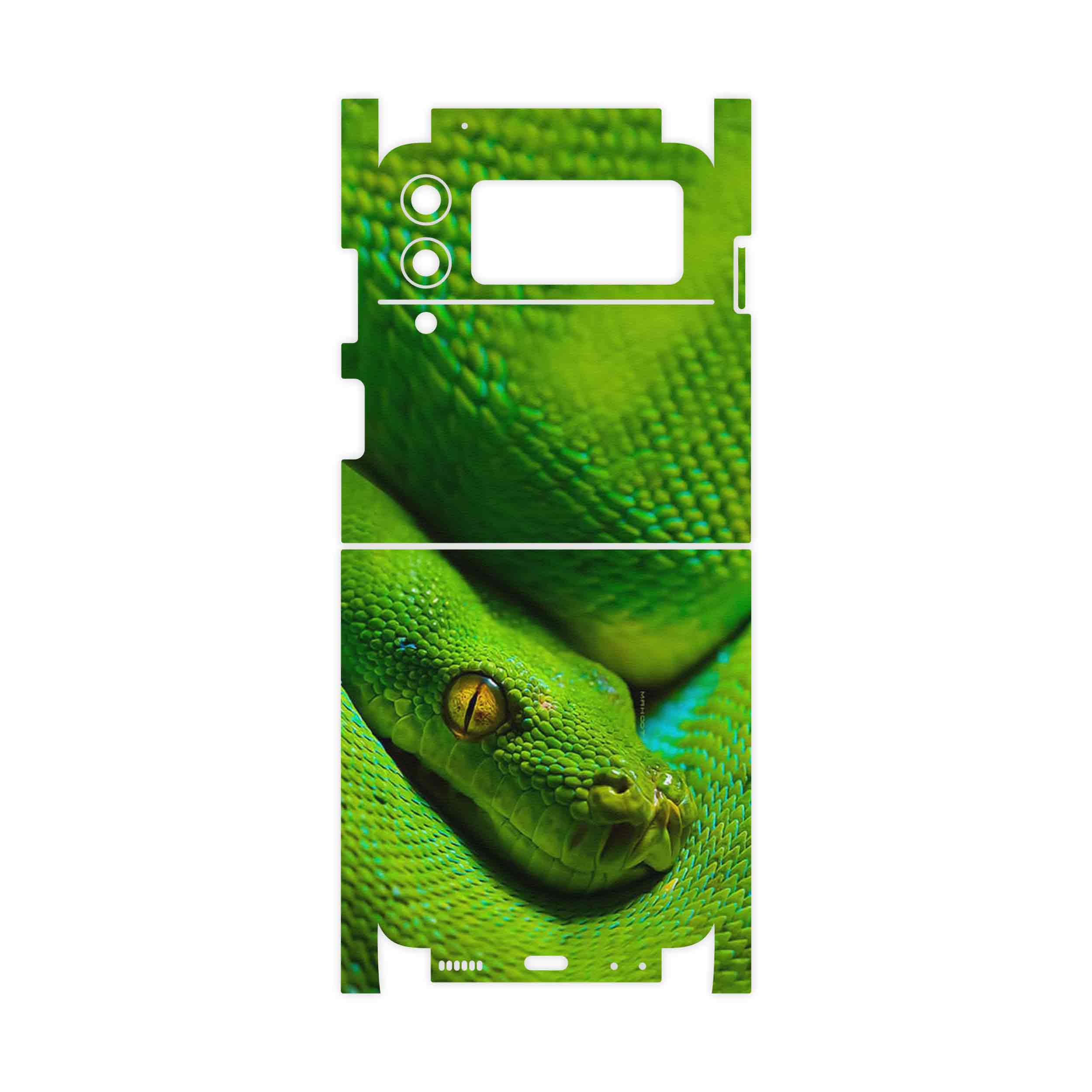 برچسب پوششی ماهوت مدل Snake-FullSkin مناسب برای گوشی موبایل سامسونگ Galaxy Z Flip3 5G