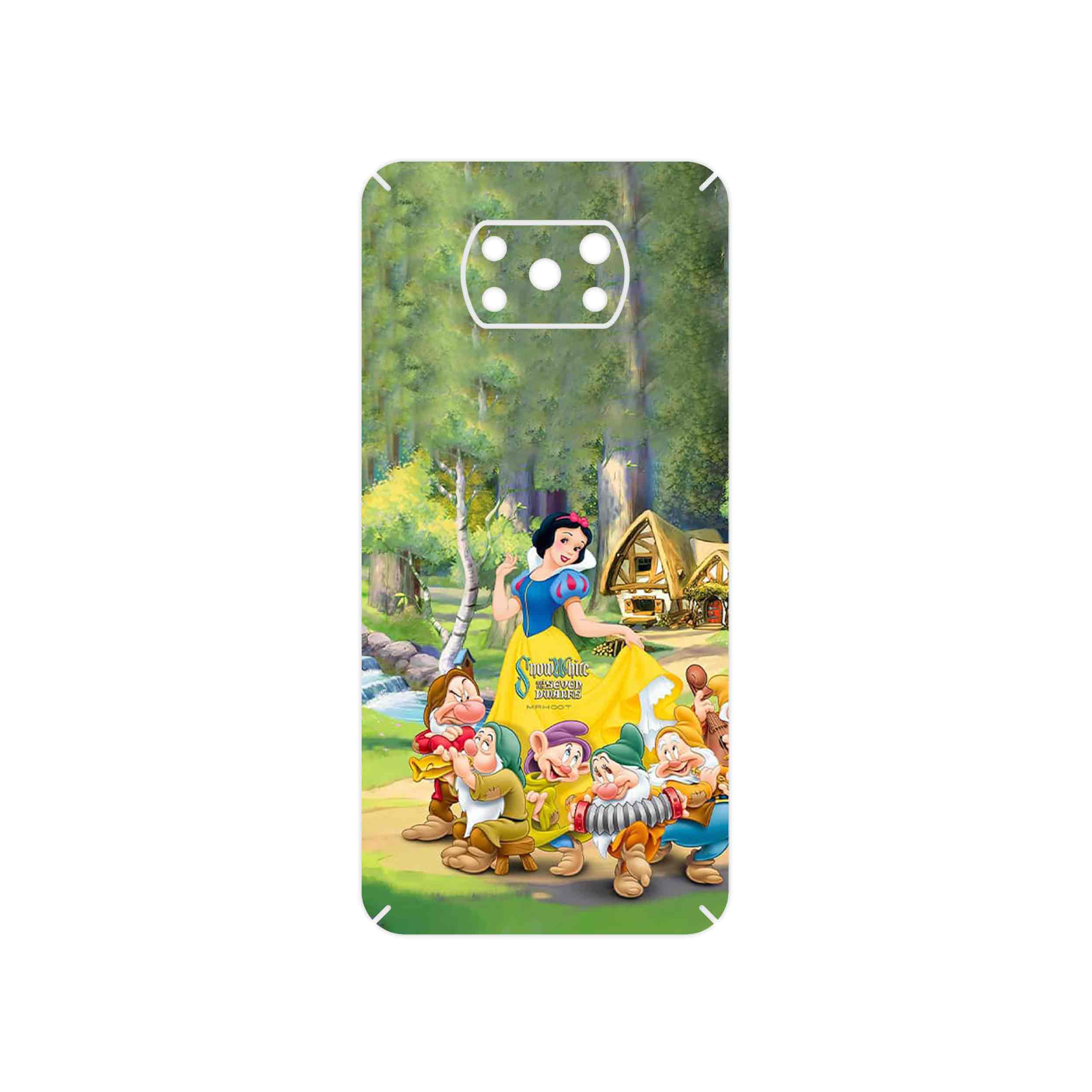 برچسب پوششی ماهوت مدل Snow White مناسب برای گوشی موبایل شیائومی Poco X3 Pro
