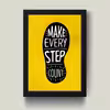 تابلو مدل دکوراتیو انگیزشی Step count کد G8-13