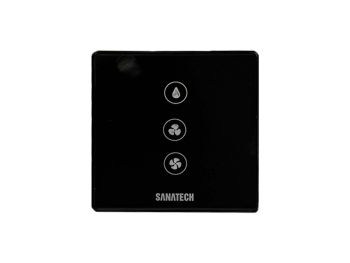 کلید کولر آبی لمسی با رویه شیشه ساناتک