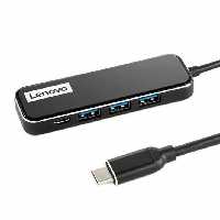 هاب 4 پورت تایپ سی لنوو Lenovo EC04 4 in 1 HUB ADAPTER 3USB 30 1PD