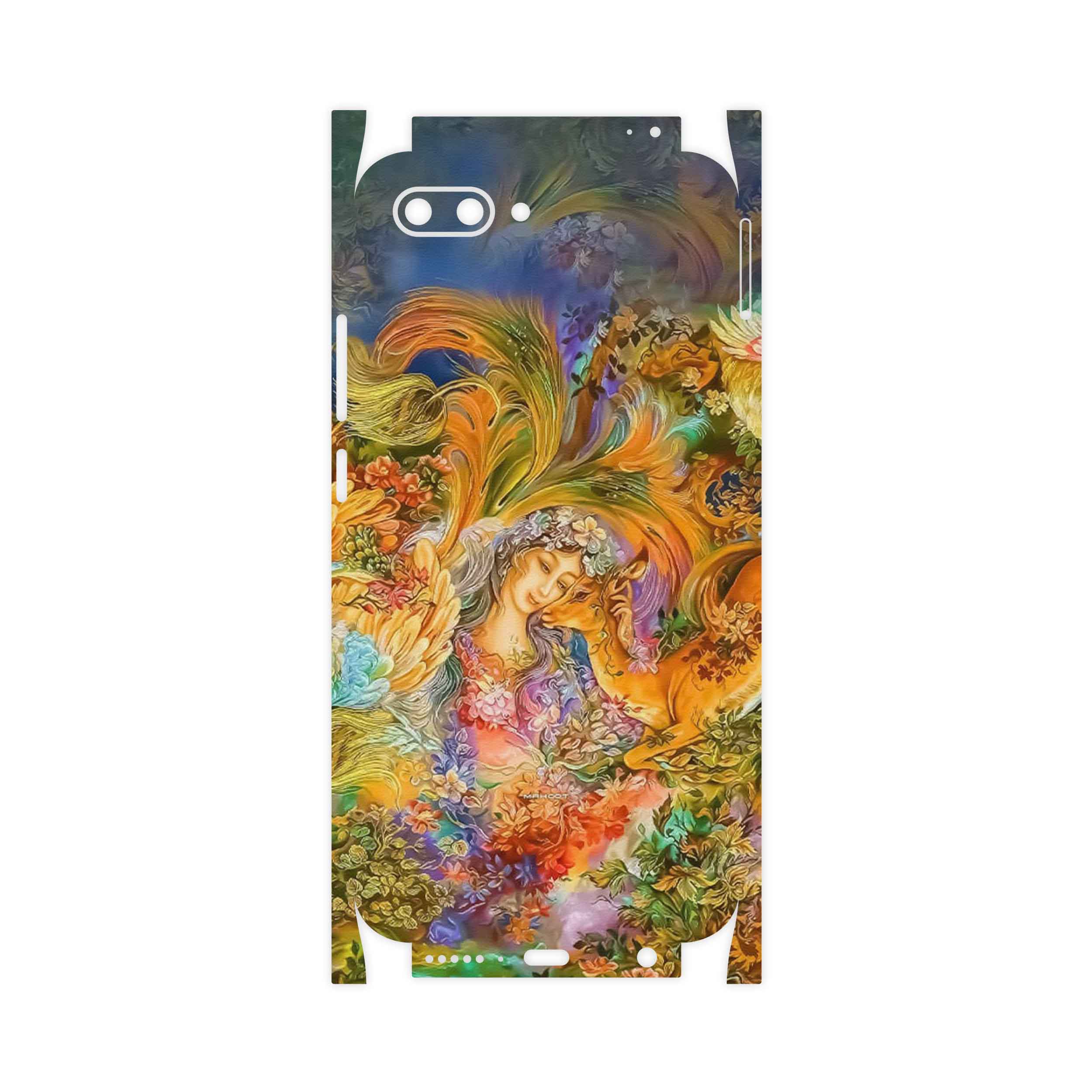 برچسب پوششی ماهوت مدل Persian miniature 3-FullSkin مناسب برای گوشی موبایل آنر 10