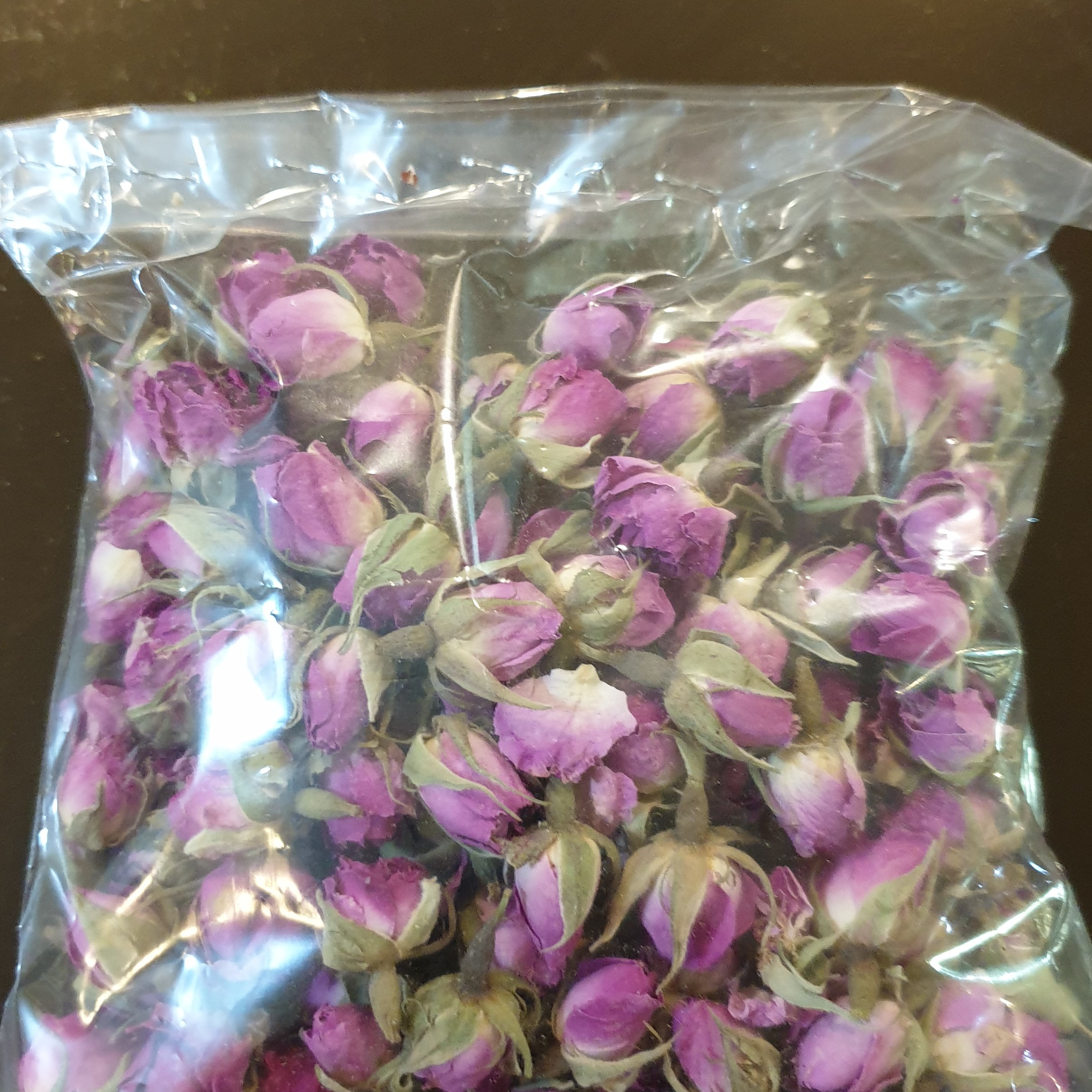 غنچه گل محمدی 100 گرم  امسالی با عطر وبوی خوش 