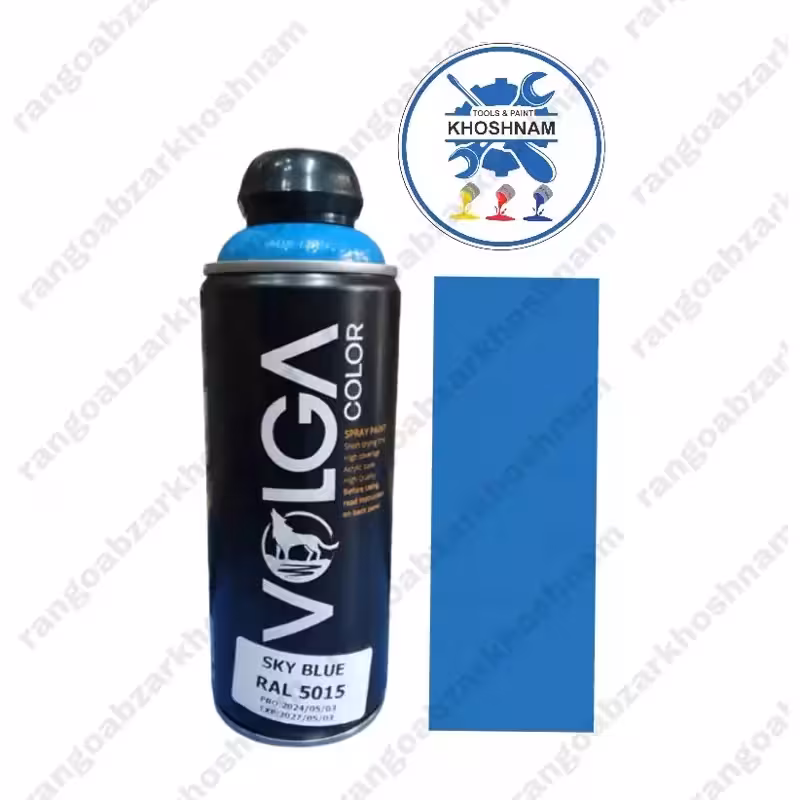 اسپری رنگ ولگا کالر SKY BLUE آبی آسمانی 5015