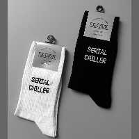 جوراب ساقدار طرح Serial chiller اسپرت کش انگلیسی فری سایز