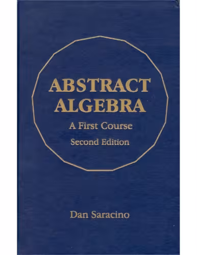 خرید و دانلود نسخه کامل کتاب Abstract Algebra: A First Course