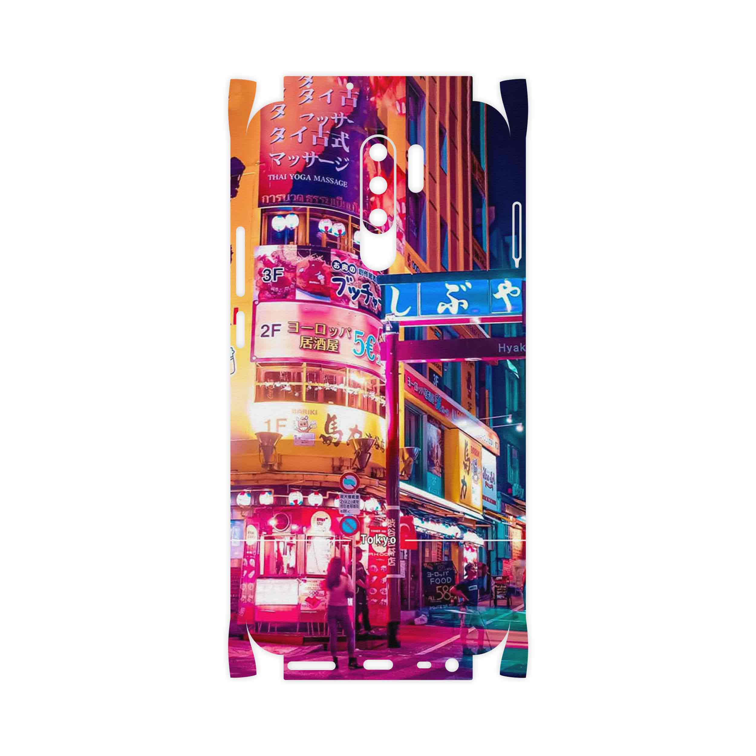 برچسب پوششی ماهوت مدل Tokyo City-FullSkin مناسب برای گوشی موبایل شیائومی Redmi 9