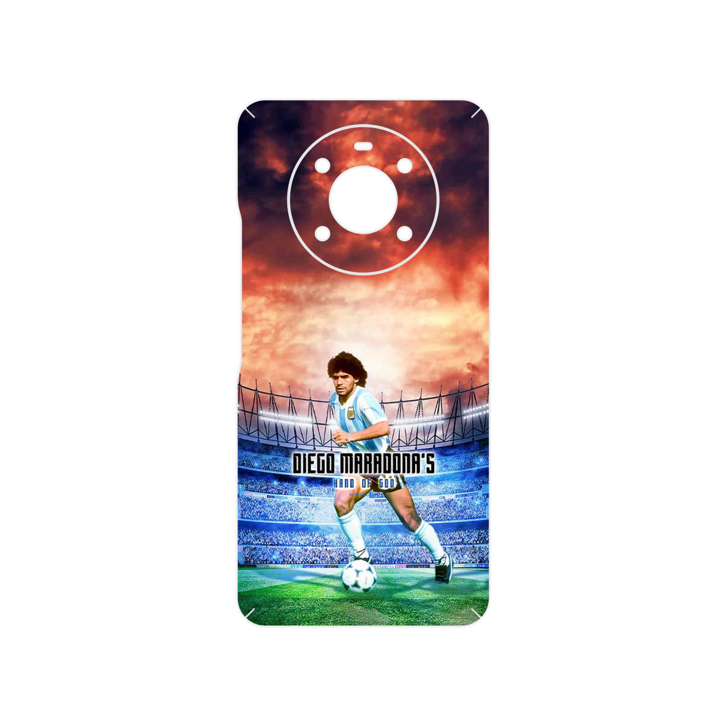 برچسب پوششی ماهوت مدل Diego Maradona مناسب برای گوشی موبایل آنر X9 4G