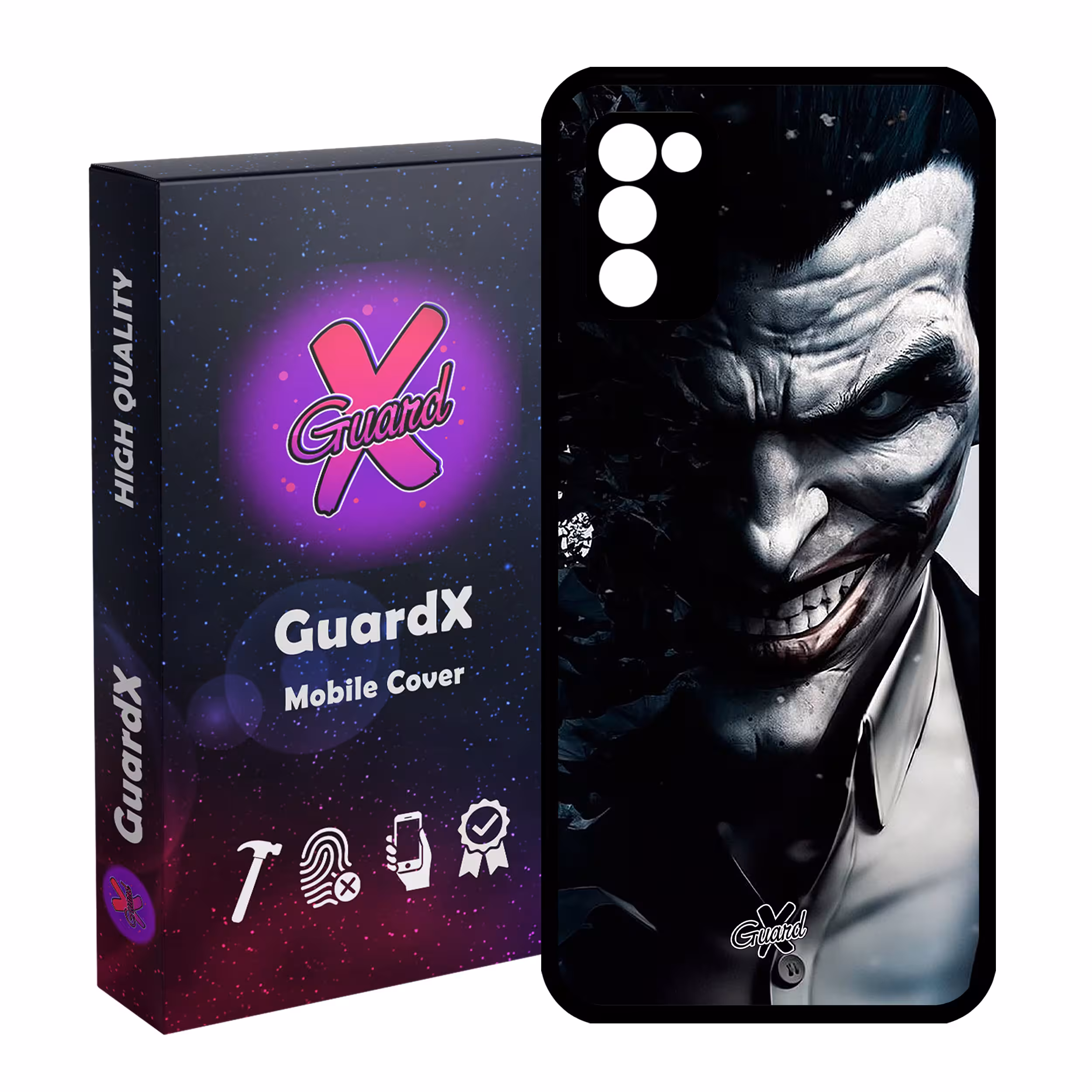 کاور گارد ایکس طرح جوکر مدل Glass10152 مناسب برای گوشی موبایل سامسونگ Galaxy A02s / M02s