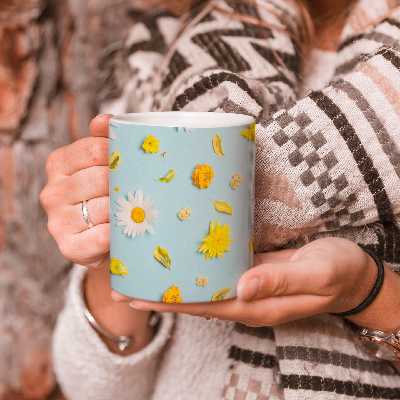 ماگ طرح گل مدل 09