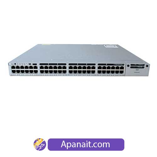سوئیچ شبکه سیسکو 48 پورت WS-C3850-48P-S
