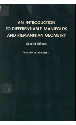 خرید و دانلود نسخه کامل کتاب An introduction to differentiable manifolds and riemannian geometry