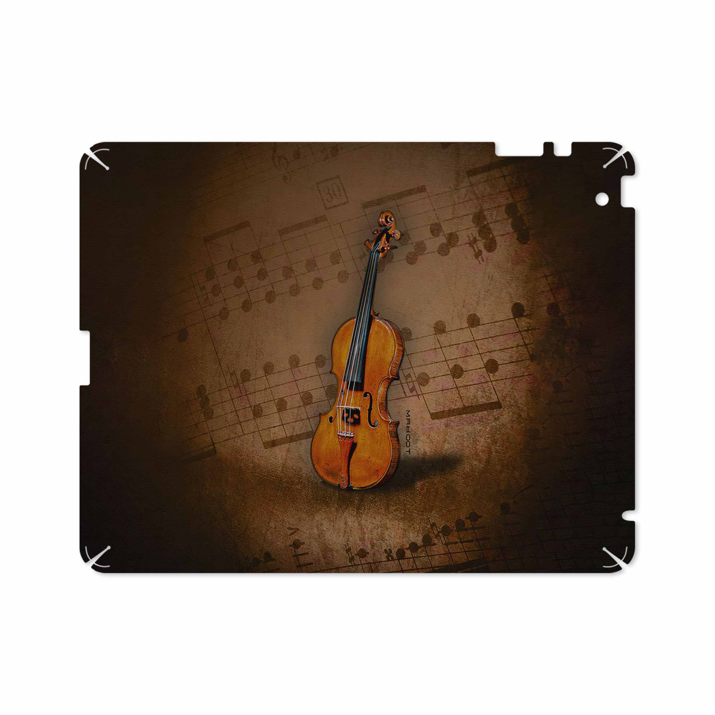 برچسب پوششی ماهوت مدل Violin-Instrument مناسب برای تبلت اپل iPad 2 2011 A1395