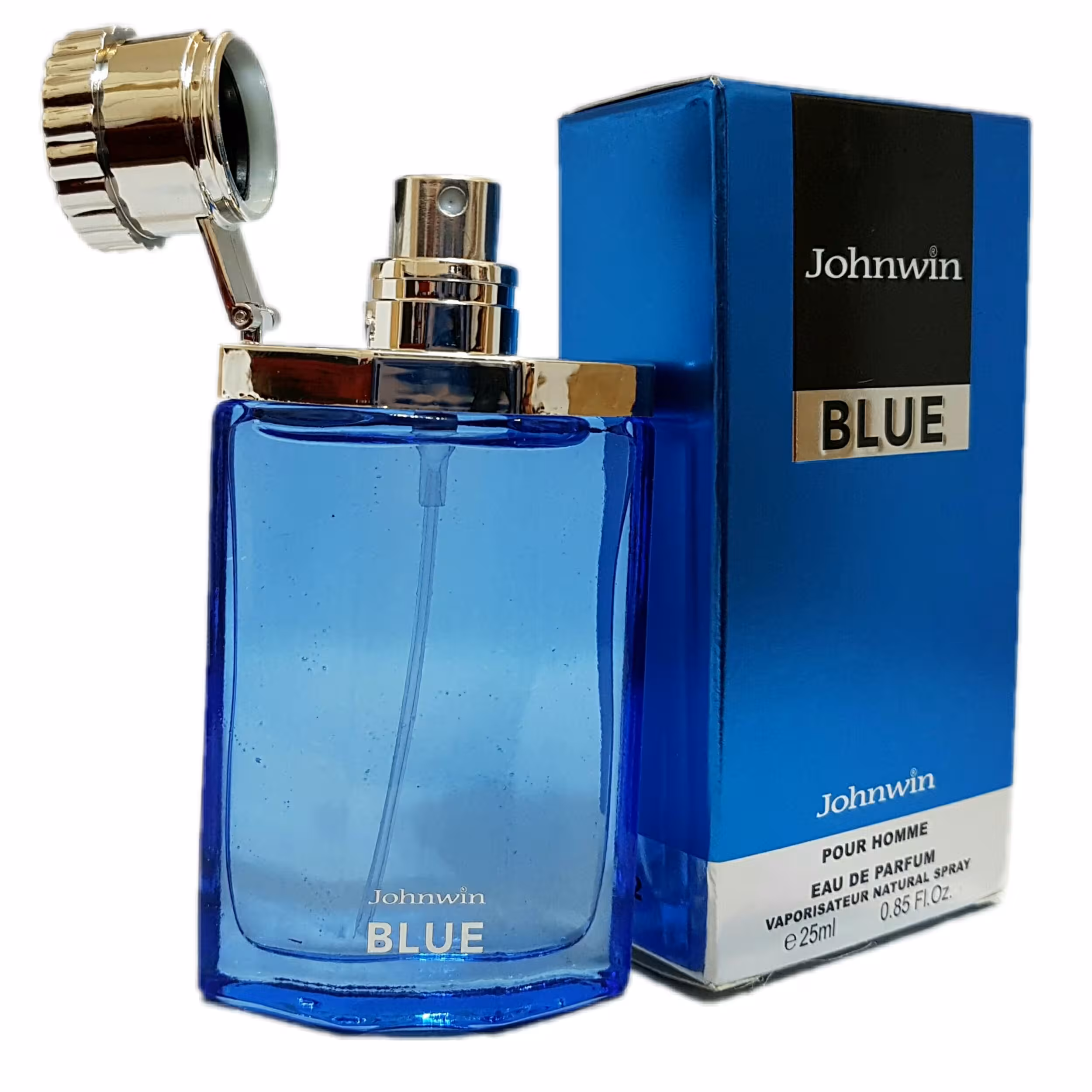 عطر جیبی مردانه جانوین مدل دیزایر بلو کد 832 حجم 25 میلی لیتر