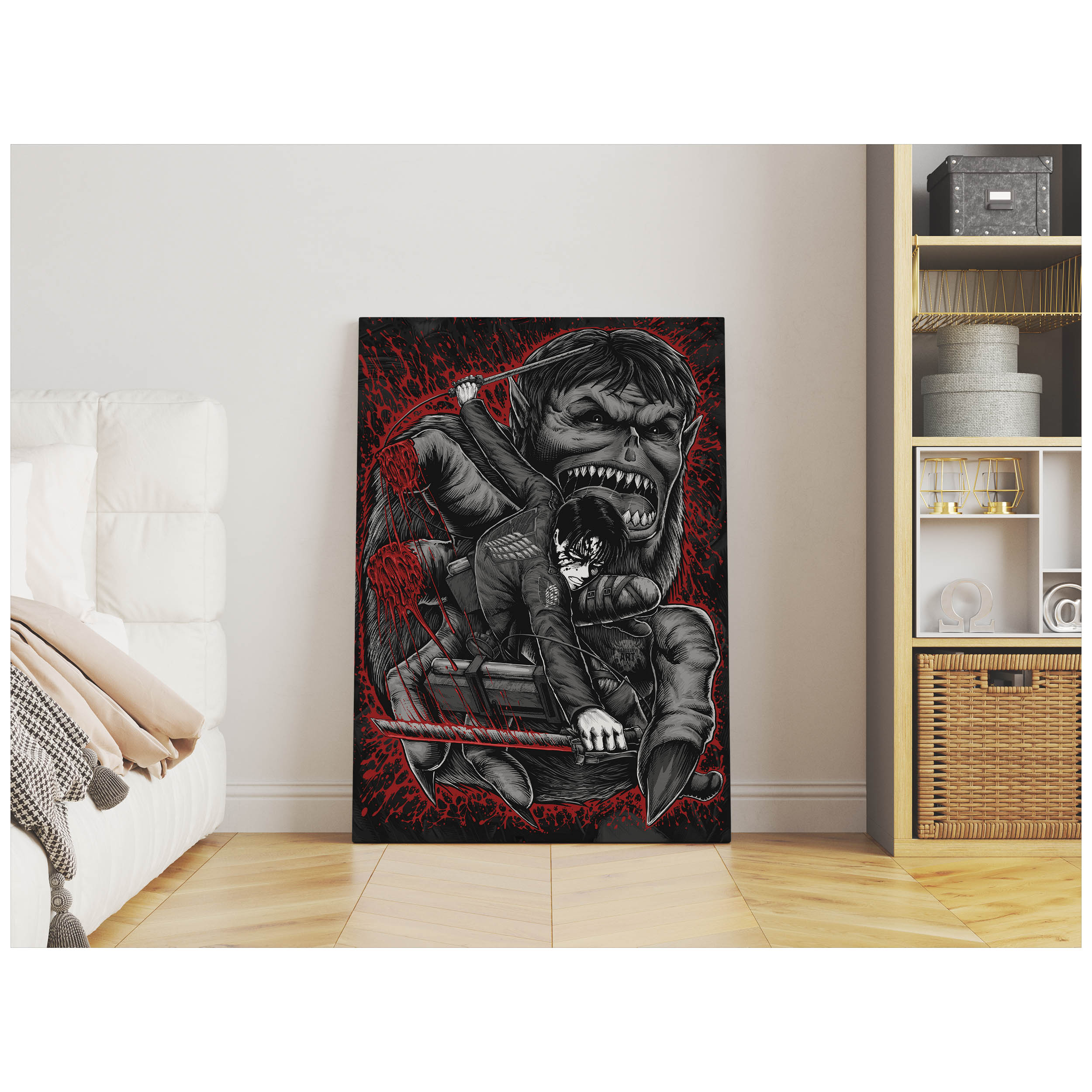 تابلو شاسی مدل انیمه اتک آن تایتان کد el02