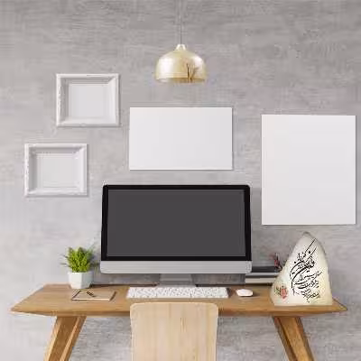 آباژور سنگ نمک طرح صخره کد 9