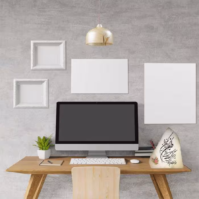 آباژور سنگ نمک طرح صخره کد 9