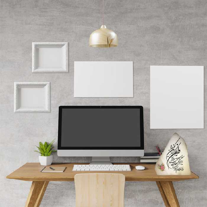 آباژور سنگ نمک طرح صخره کد 9