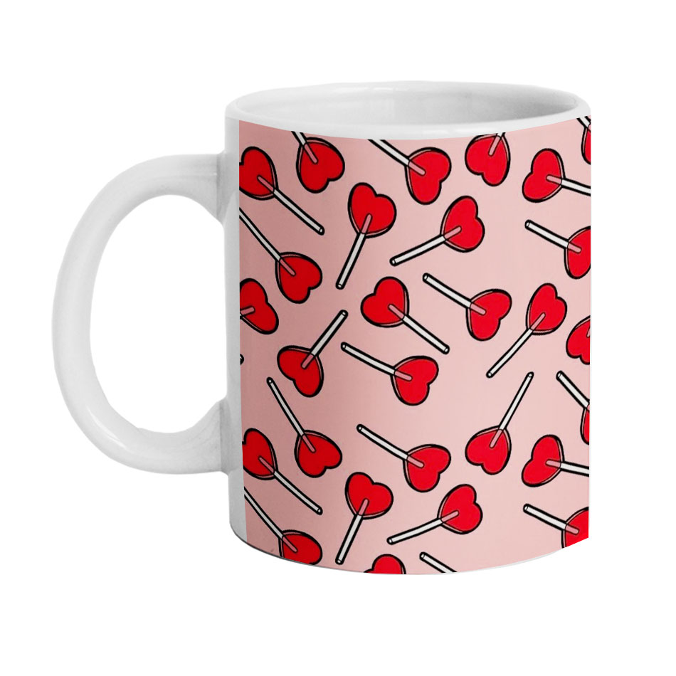 ماگ دارلی طرح عاشقانه مدل MG1070