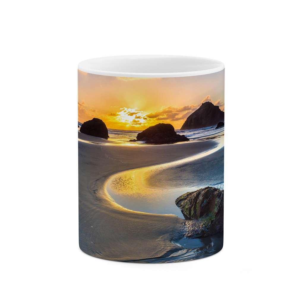 ماگ طرح منظره زیبا  مدل mgp13441