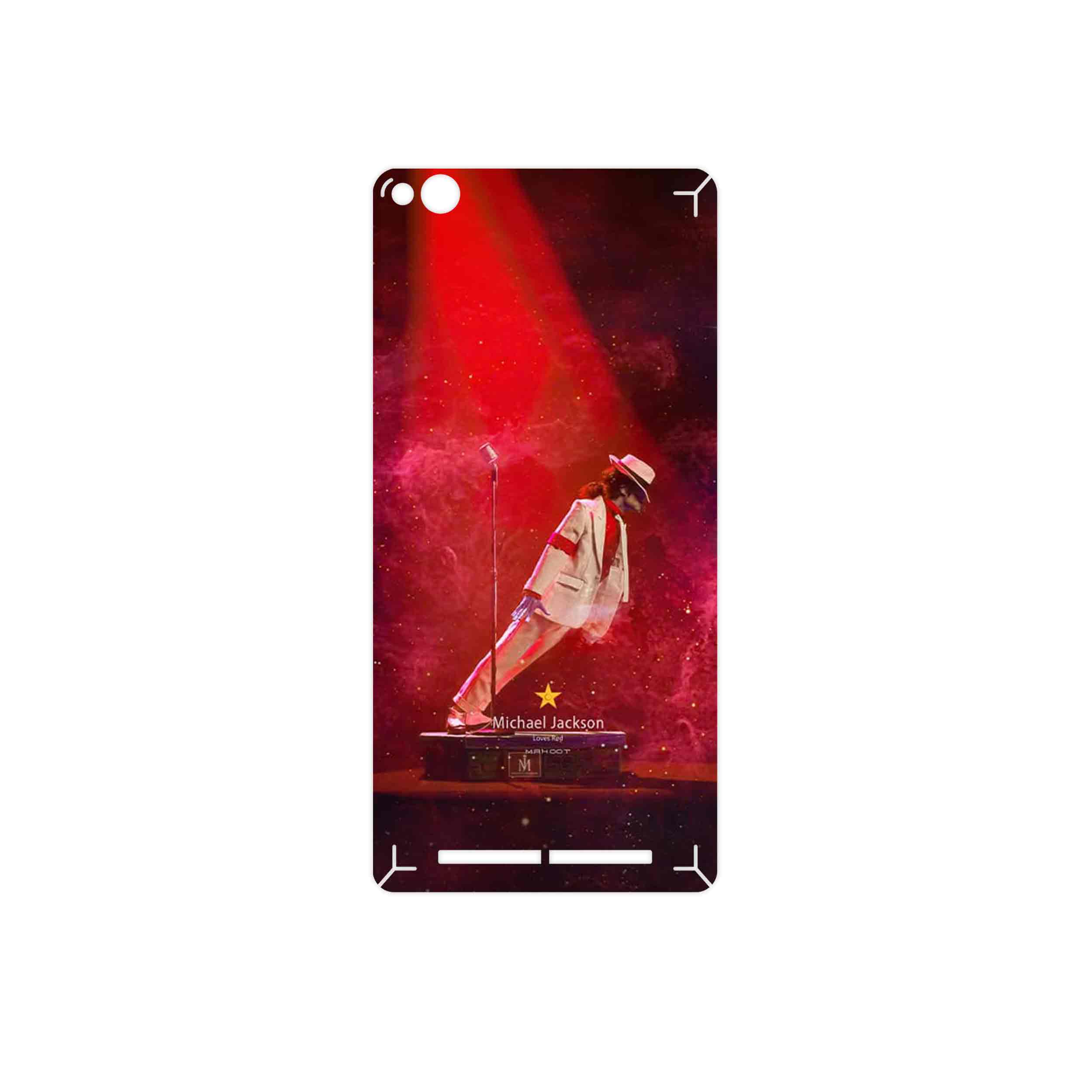 برچسب پوششی ماهوت مدل Michael Jackson مناسب برای گوشی موبایل شیائومی Redmi 3