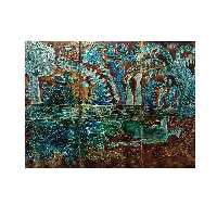 تابلو برجسته طرح جنگل مجموعه 6 عددی