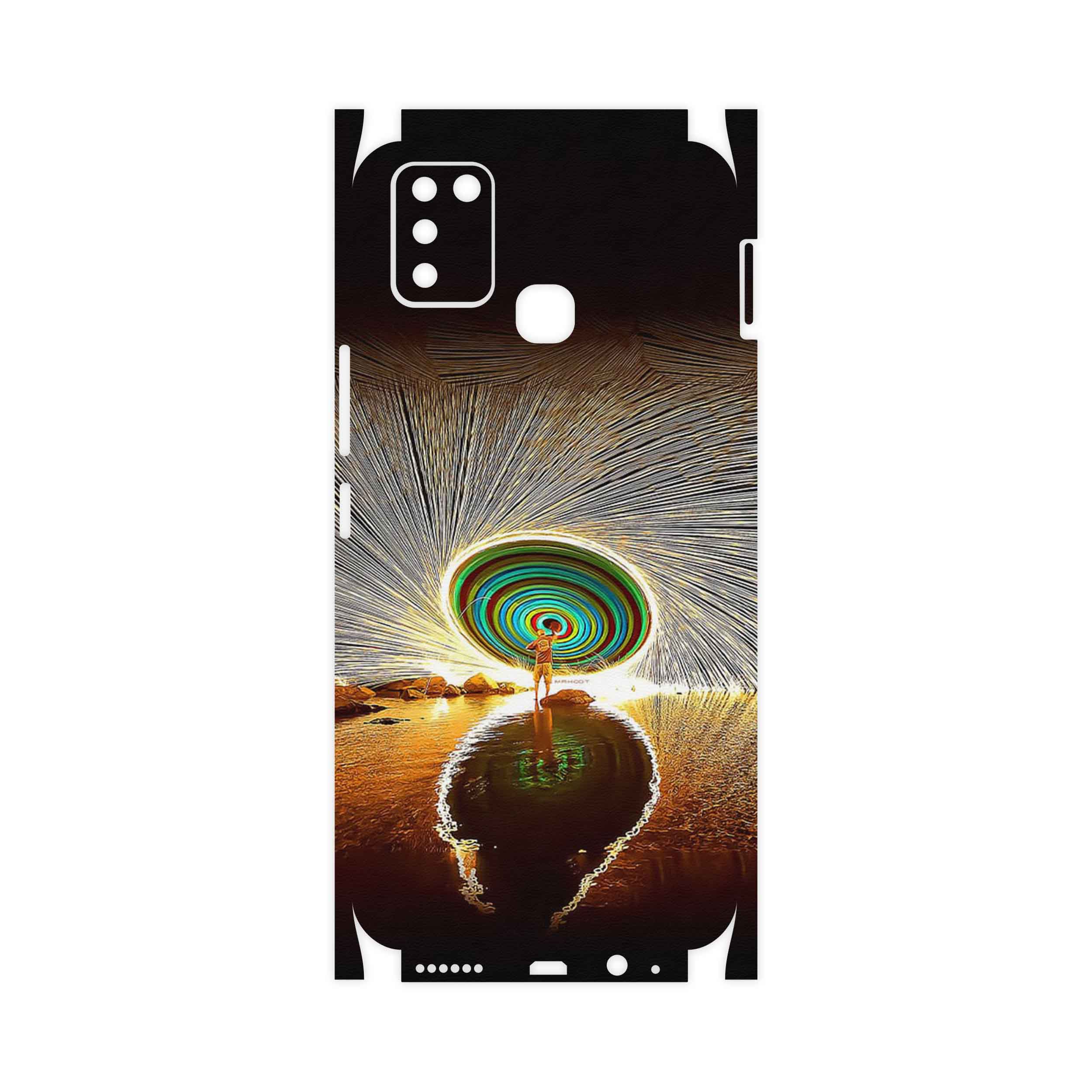 برچسب پوششی ماهوت مدل Night Light Fountain-FullSkin مناسب برای گوشی موبایل اینفینیکس Smart 6 X657B