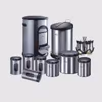 سرویس آشپزخانه 16 پارچه استیل یونیک کد 5600 (خارجی)(ساخت چین)