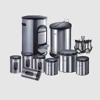 سرویس آشپزخانه 16 پارچه استیل یونیک کد 5600 (خارجی)(ساخت چین)