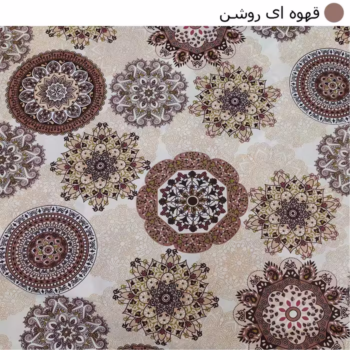 ملحفه تشک مهمان سندس مدل خورشیدی کد F02 سایز 195x100 سانتی متر