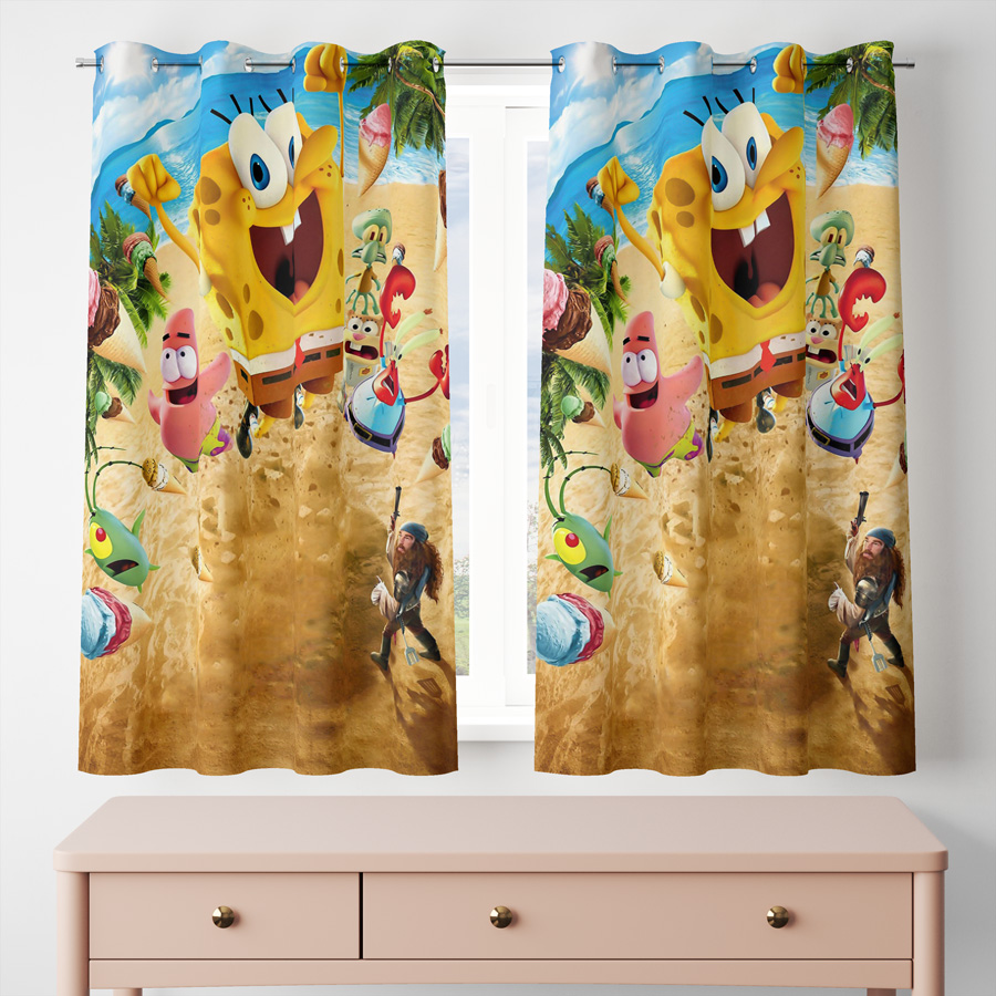 پرده مدل مخمل پانچی کد 8318 سایز 200x140 سانتی متر