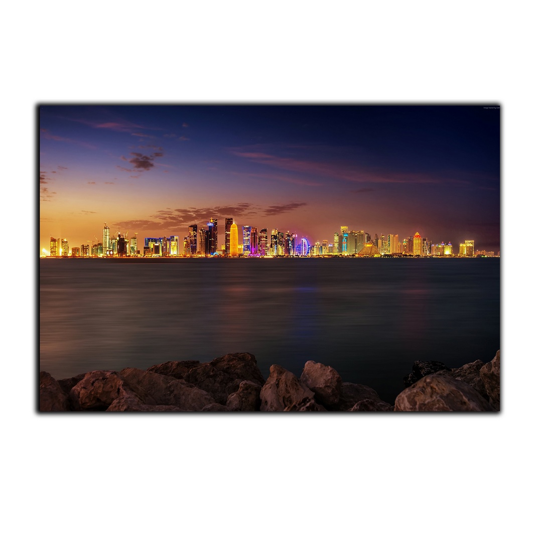 تابلو شاسی بکلیت طرح منظره شهری دبی مدل SH-S2810