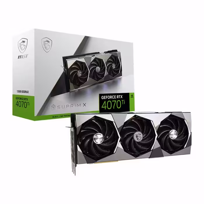 کارت گرافیک ام اس آی GeForce RTX 4070 Ti SUPRIM X 12G
