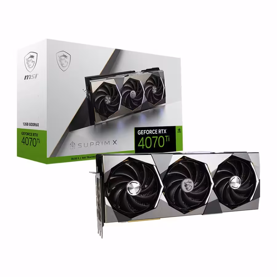 کارت گرافیک ام اس آی GeForce RTX 4070 Ti SUPRIM X 12G
