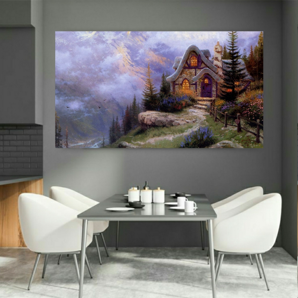 تابلو شاسی طرح طبیعت زمستان مدل SDT1411