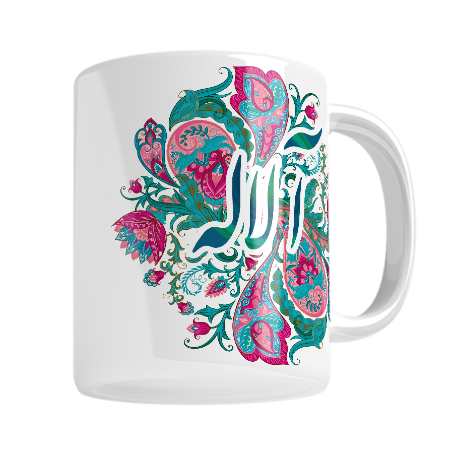 ماگ رژارت مدل اسم آلاله