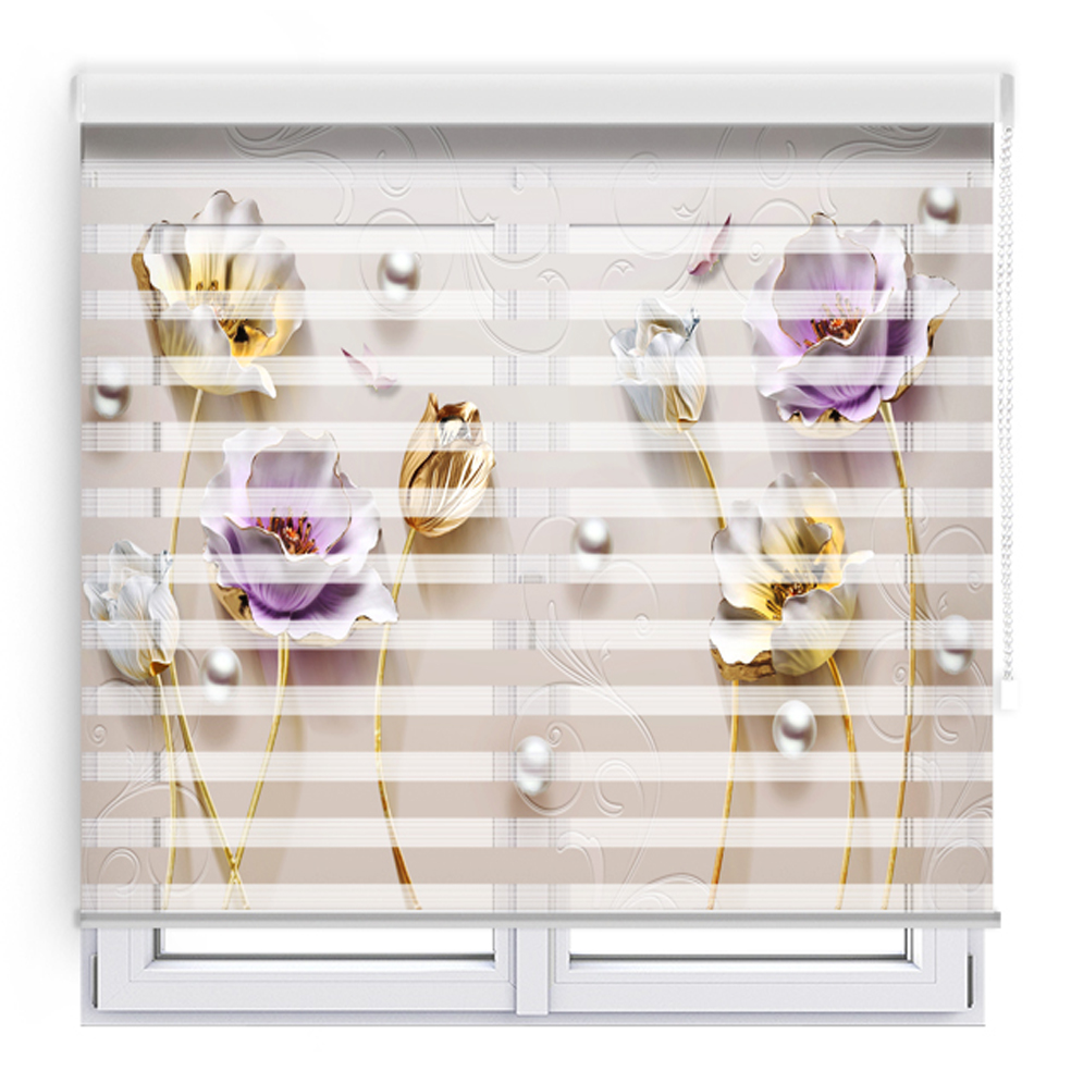 پرده زبرا مدل TD-70 سایز 135x180 سانتی متر