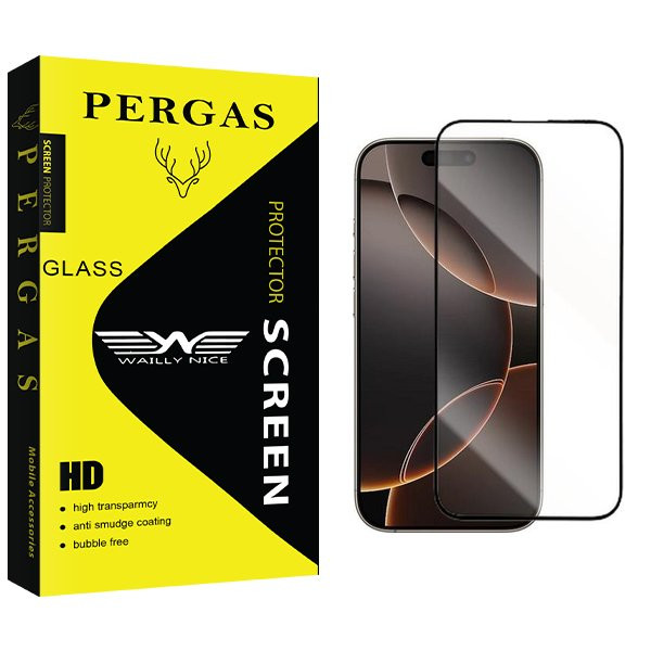 محافظ صفحه نمایش شیشه ای وایلی نایس مدل Pergas2 مناسب برای گوشی موبایل اپل iPhone 16 Pro | کالا برتری