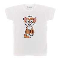 تی شرت آستین کوتاه بچگانه پرمانه طرح گارفیلد کد pmt.7693