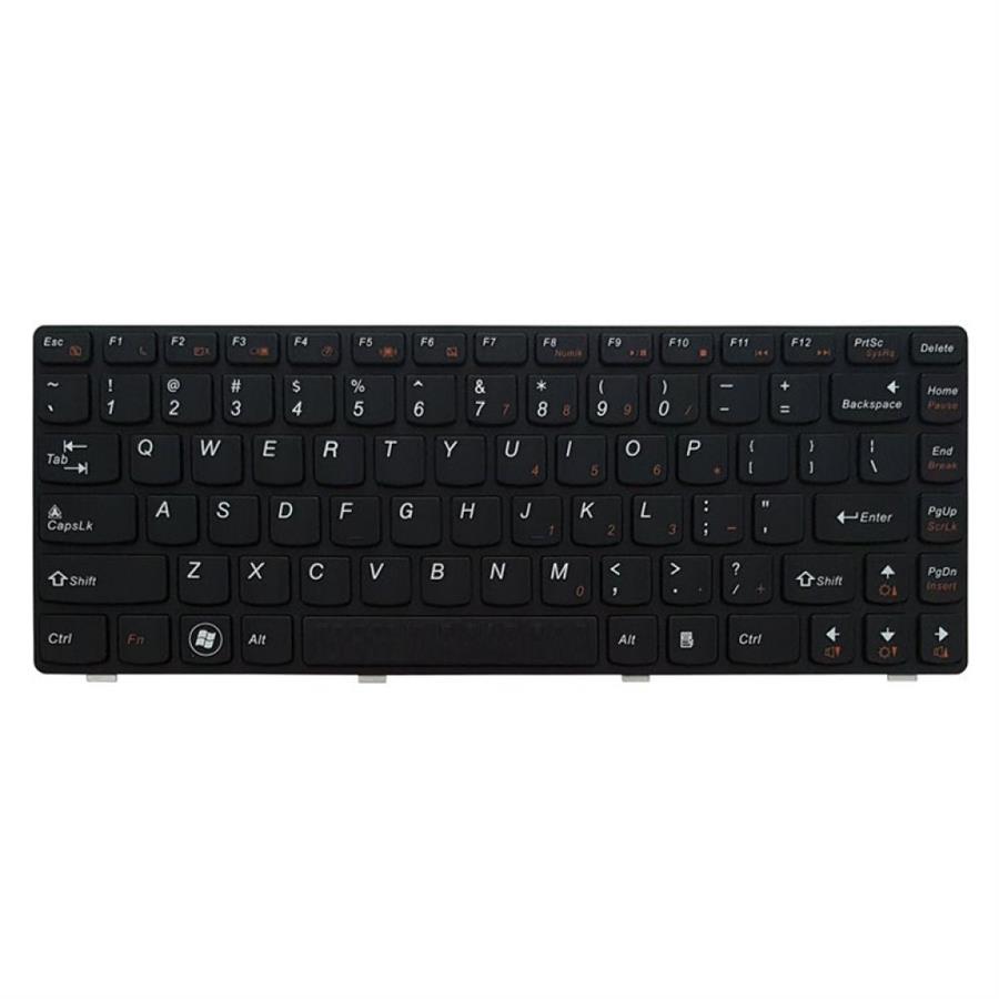 کیبورد لپ تاپ لنوو مدل IdeaPad Z470 مشکی با فریم