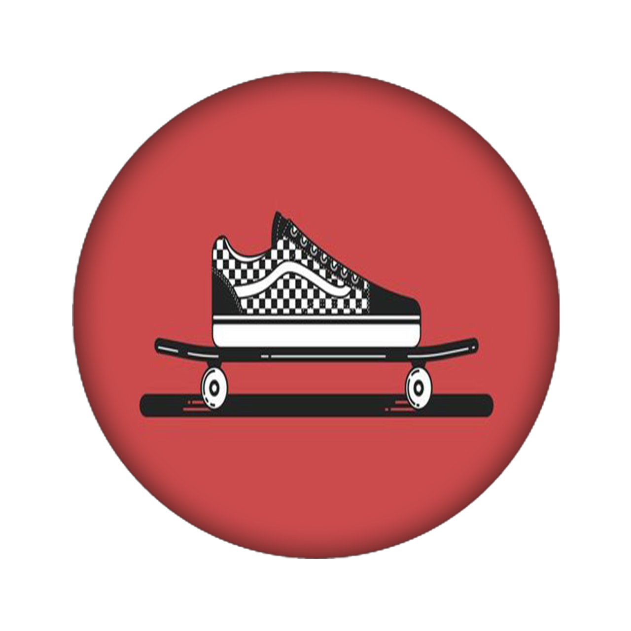 استیکر تزئینی موبایل مدل اسکیت برد کد 3951