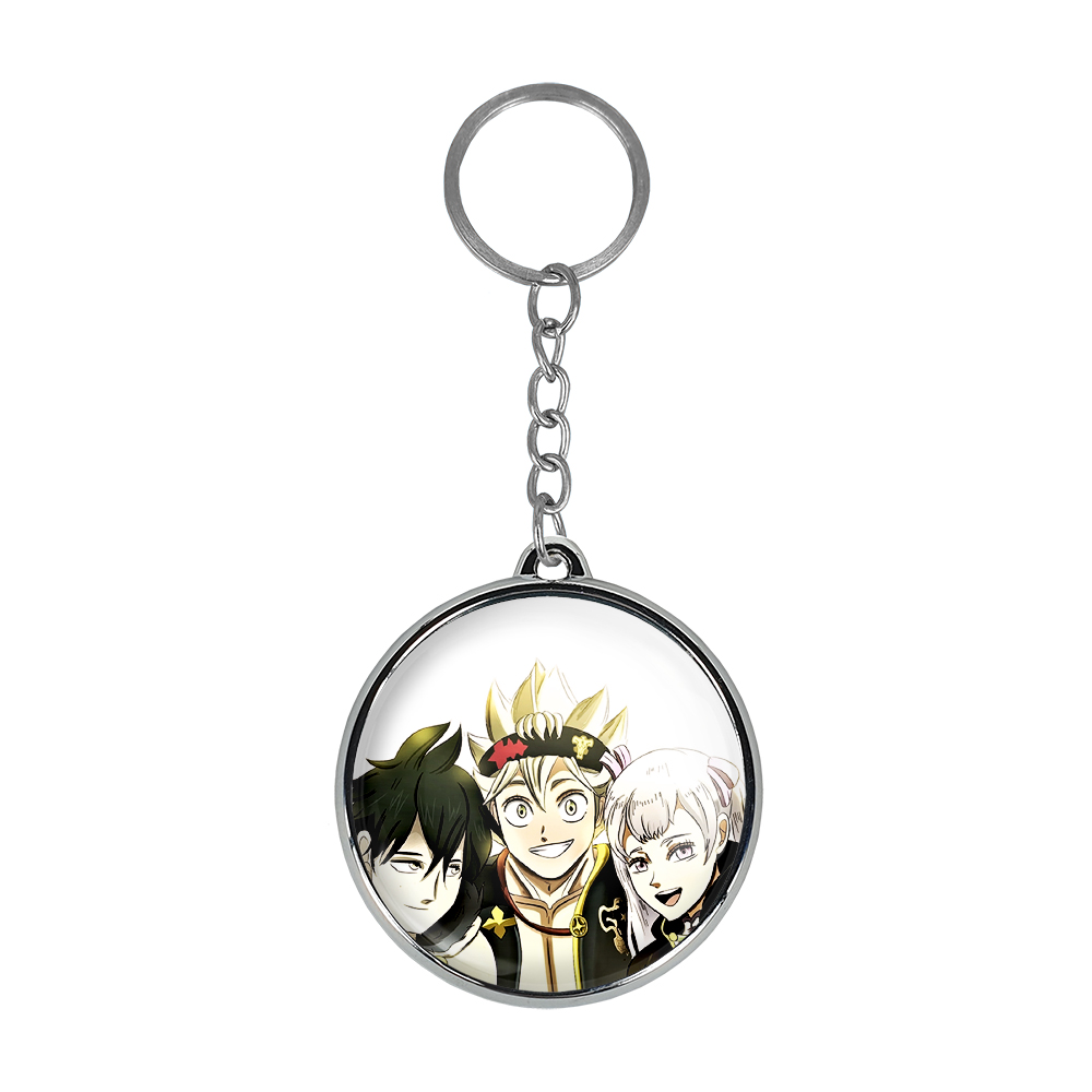 جاکلیدی خندالو طرح نوئل و آستا و یونو انیمه بلک کلاور Black Clover مدل دوطرفه کد 1173711734