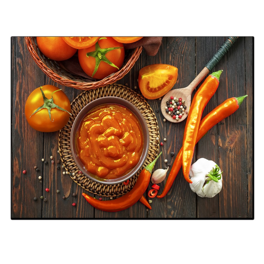 تابلو شاسی بکلیت طرح سس فلفل مدل SH-12245