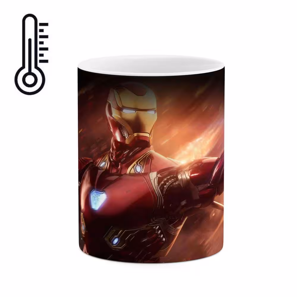 ماگ حرارتی طرح مرد آهنی Iron man  مدل mgph15455