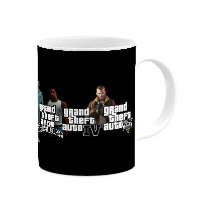 ماگ طرح بازی gta  مدل mgp11152