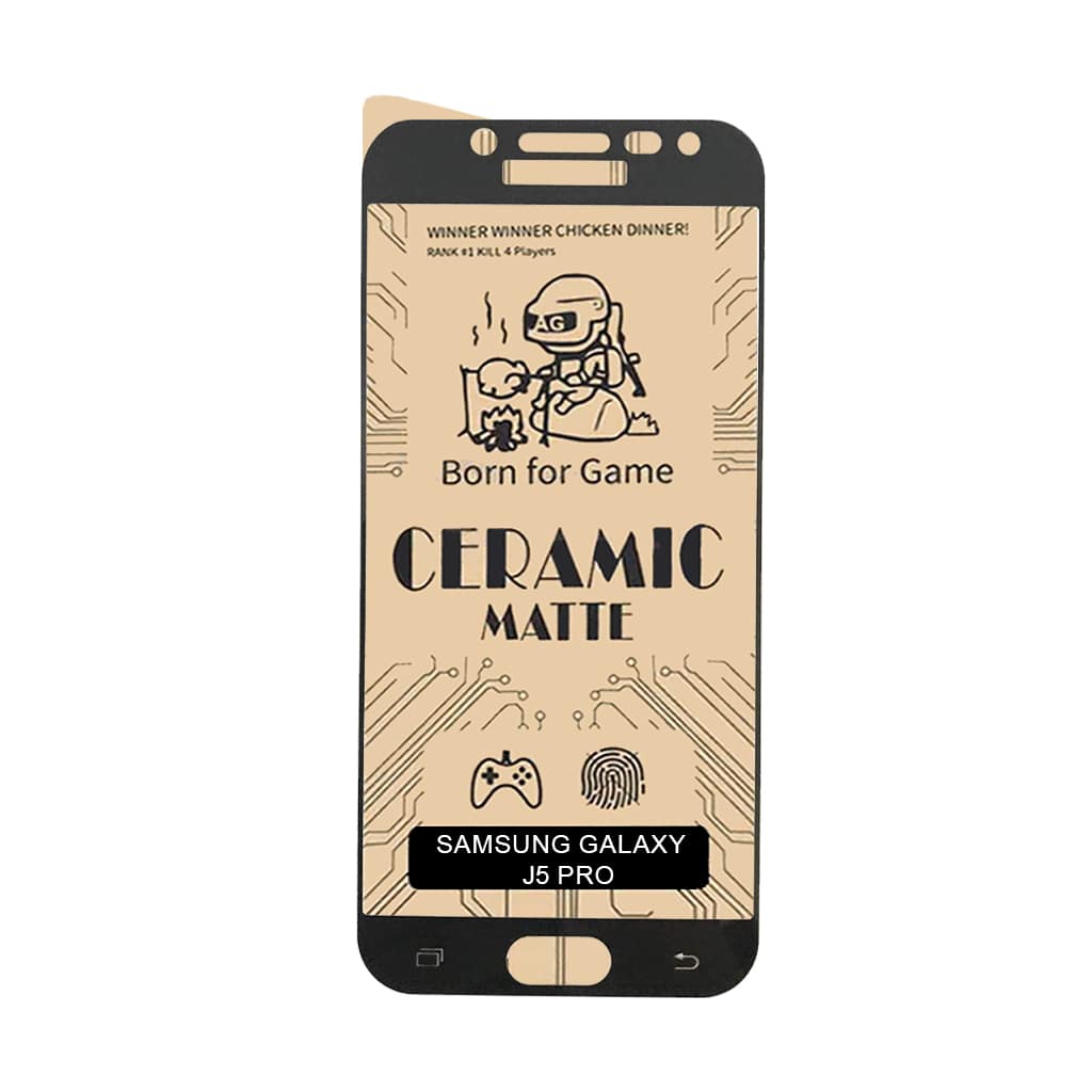 گلس محافظ صفحه نمایش سرامیکی مات سامسونگ Galaxy J5 Pro
